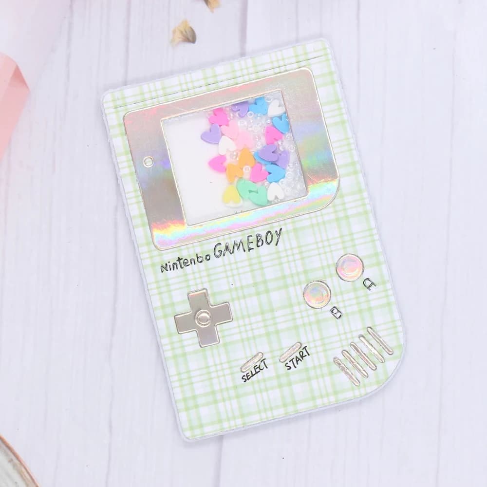 KSCRAFT rétro Game Boy Shaker matrices de découpe en métal pochoirs pour bricolage Scrapbooking déco