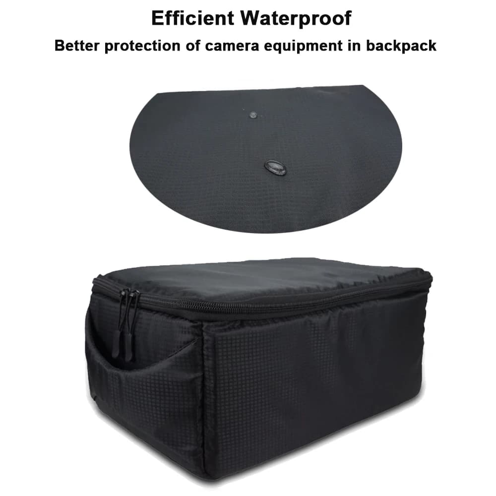 Sac à inserts pour appareil photo DSLR étanche, cloison intérieure Portable, sac de protection rembo