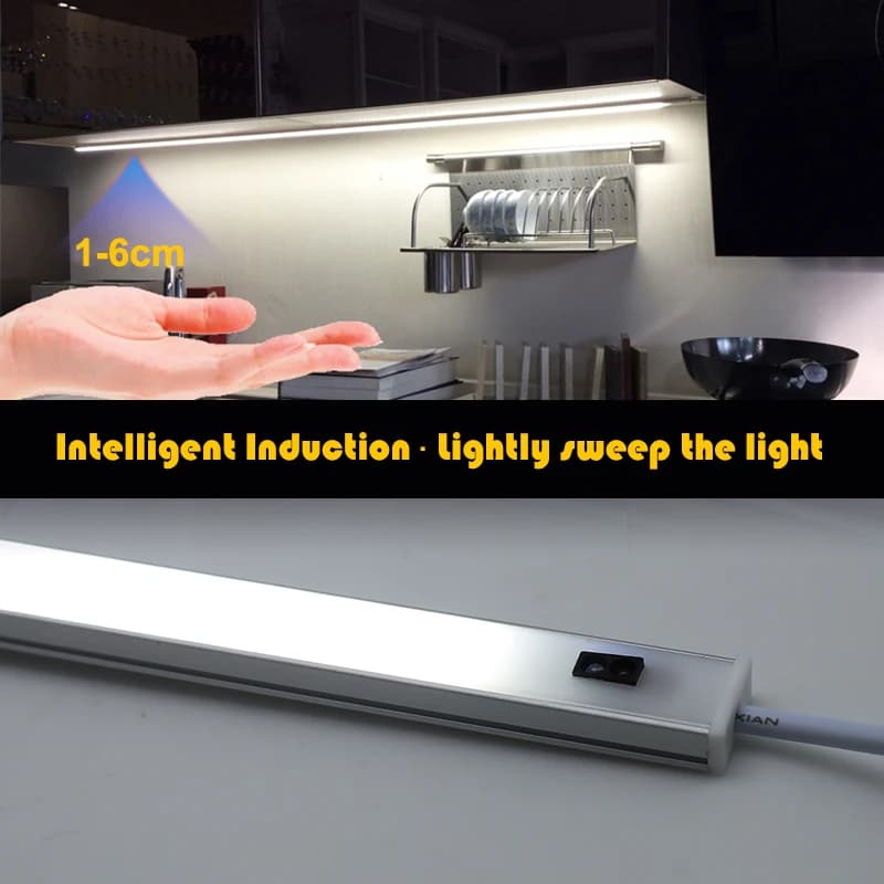 5V USB LED bande lampe de bureau interrupteur de balayage manuel capteur de mouvement lampe de Table