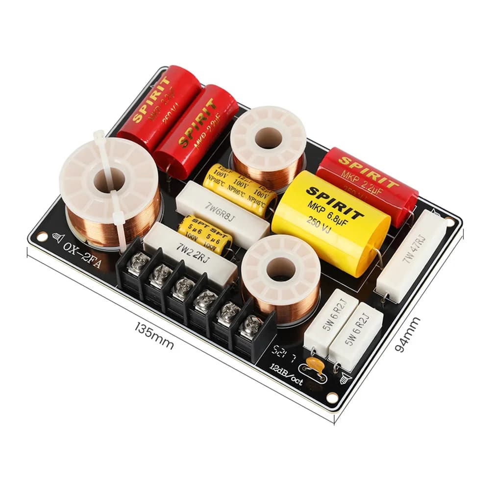 AIYIMA 200W Crossover 2 Voies Home Cinéma Aigus Basses Audio Haut-Parleur Amplificateur Diviseur De 