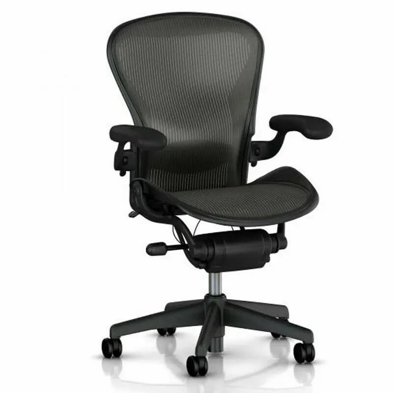 Coussinets de bras en vinyle pour Herman Miller Classic Aeron, chaise de bureau et de maison, Graphi