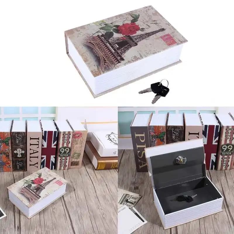 Coffre-fort secret en forme de livre, boîte de sécurité discrète en forme de dictionnaire, boîte à c