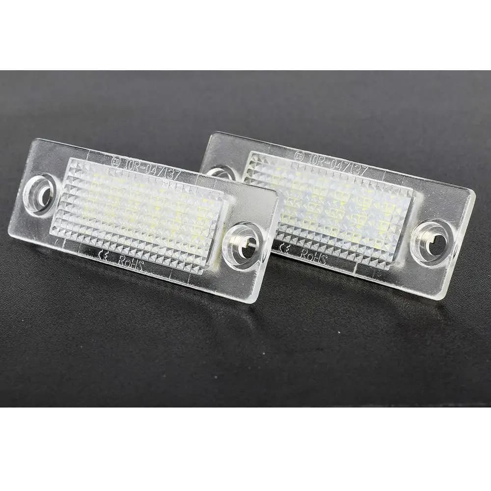 Lampe LED blanche Canbus pour plaque d'immatriculation, 2 pièces, pour VW TRANSPORTER T5 CADDY TOURA