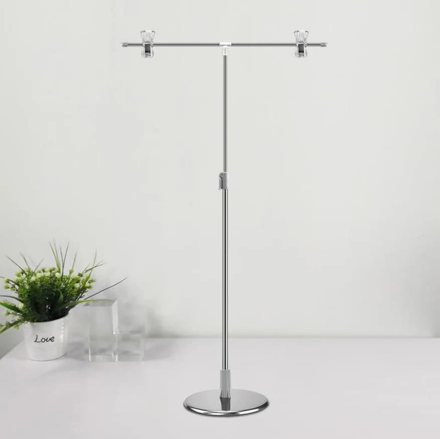 Supports d'arrière-plan pour photographie, cadre de fond réglable en forme de T, système de Support 