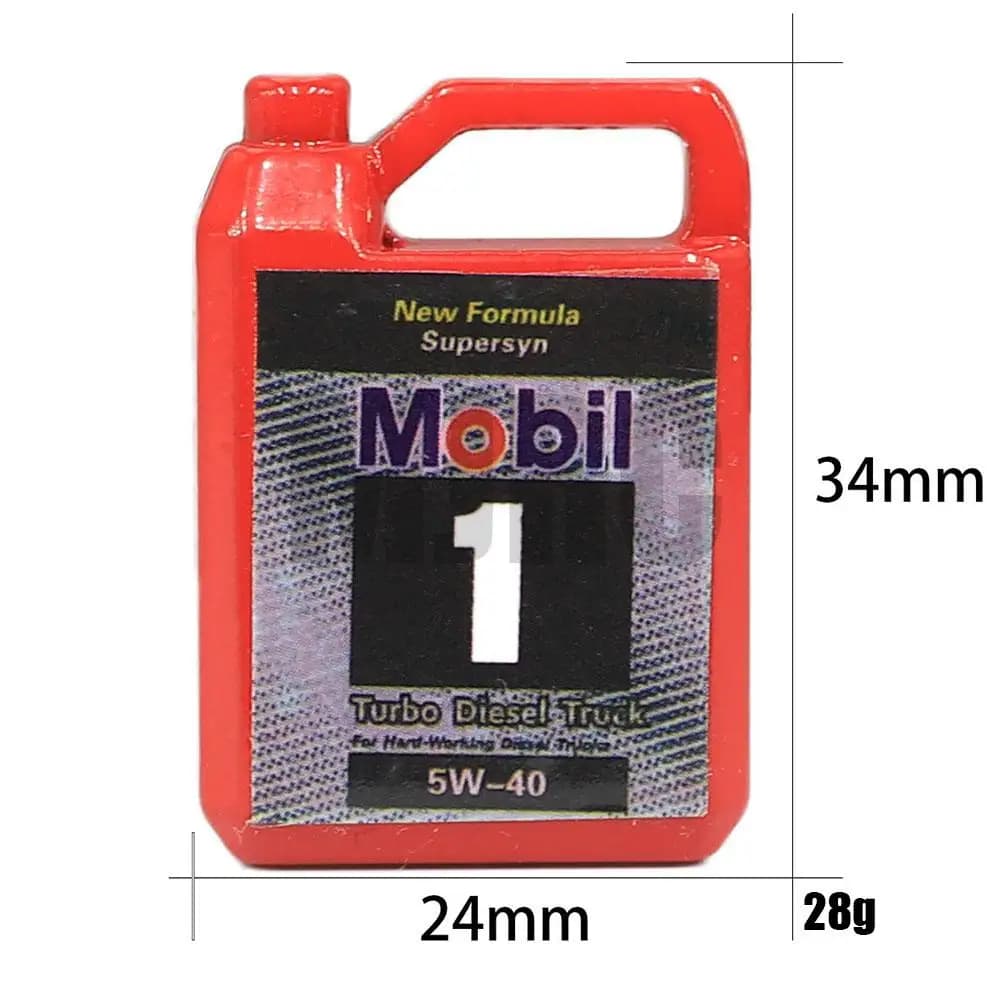 Ajrc – baril d'huile moteur en métal de Simulation, pour voiture sur chenilles 1/10 Rc Trx4 Defender