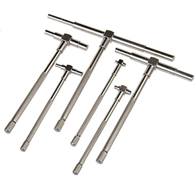 Jeu de jauges télescopiques 8-150mm (5/16 "-6"), 6 jauges internes, 4 jauges de trous pour mesures i