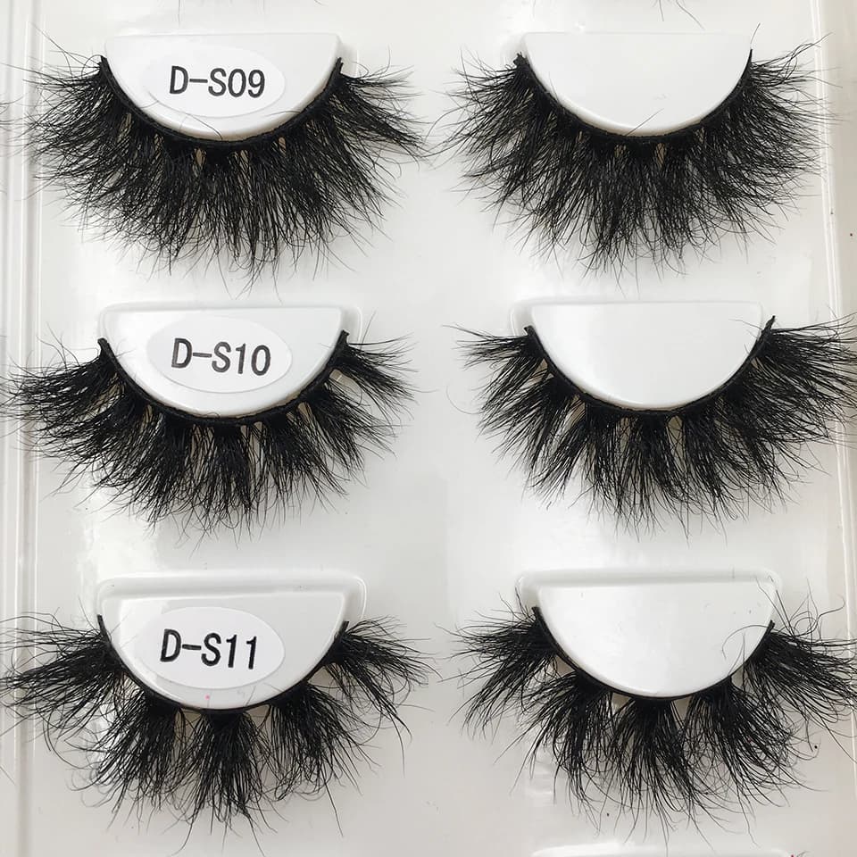 RED SIREN – Cils en vison véritable doux et naturel, maquillage 3D, pelucheux