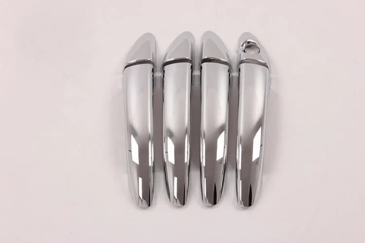 Couvercle chromé de poignée de porte de voiture, garniture de style, superpositions, accessoires pou