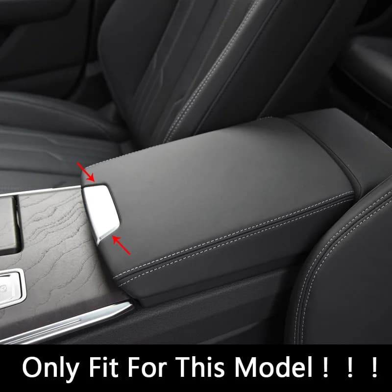 Autocollants de décoration pour boîte d'accoudoir de commande centrale, pour Audi A6 C8 2019 – 2020,