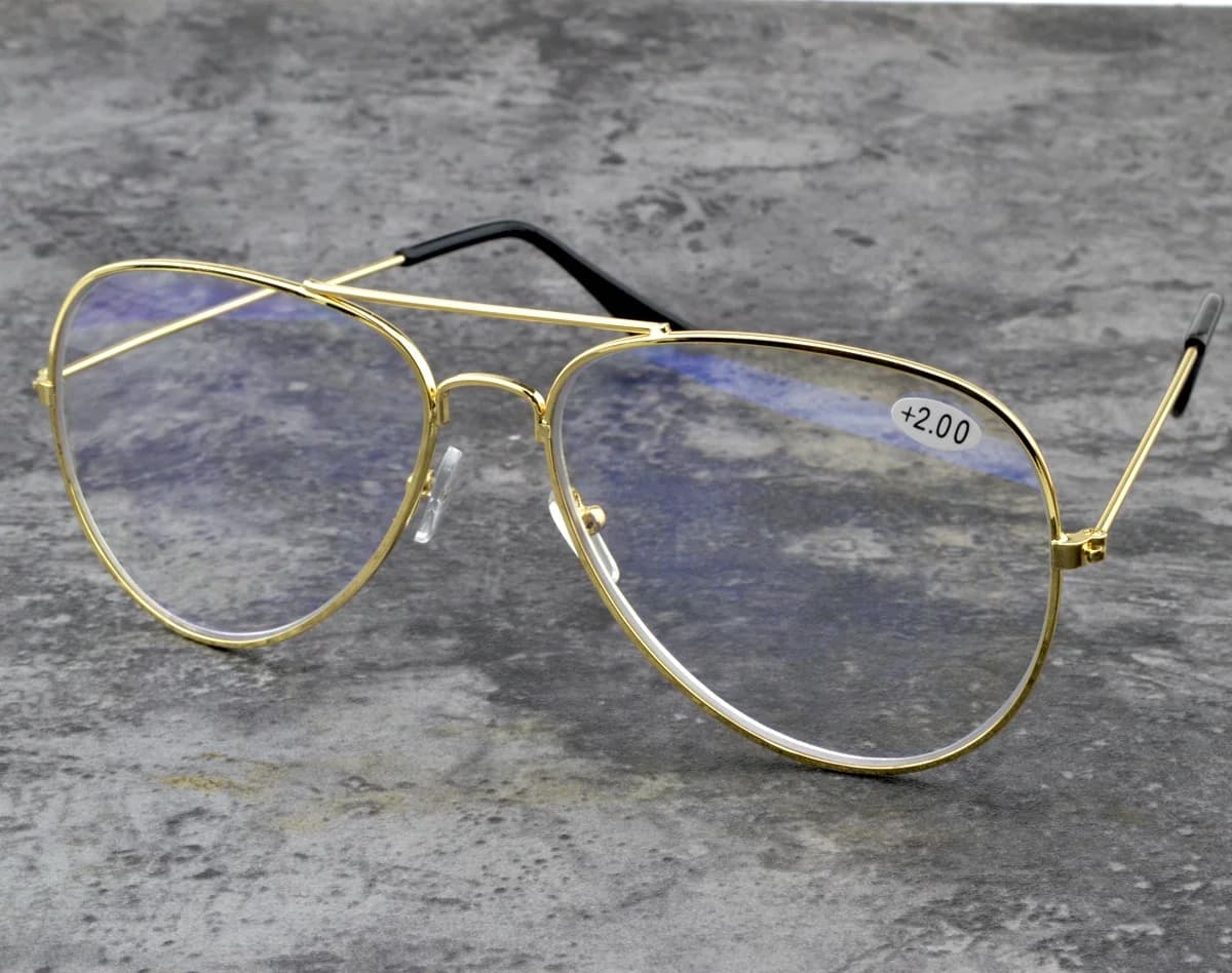 Lunettes de lecture progressives à Double pont pour hommes et femmes, Style Aviation, voir loin et v