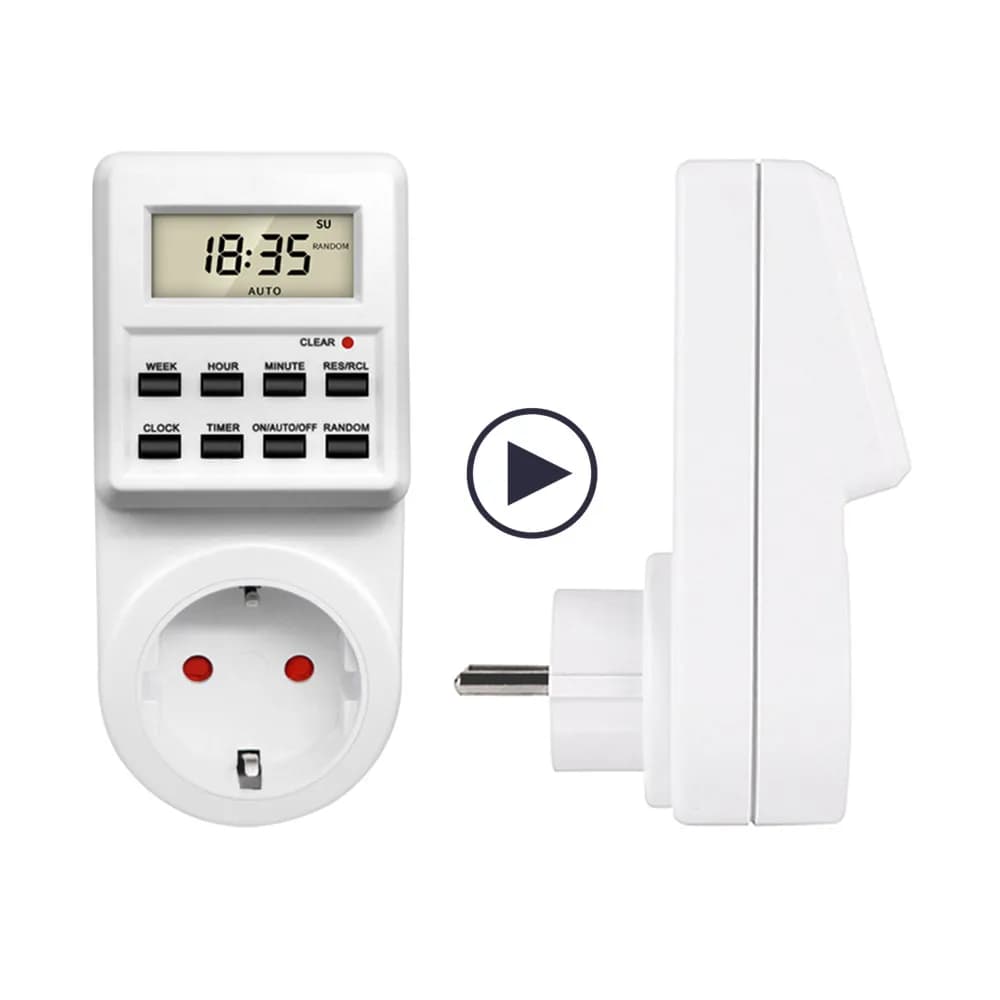 Minuterie numérique Programmable TM03, 24 h, minuterie de cuisine, prise ue UK AU US BR FR IT