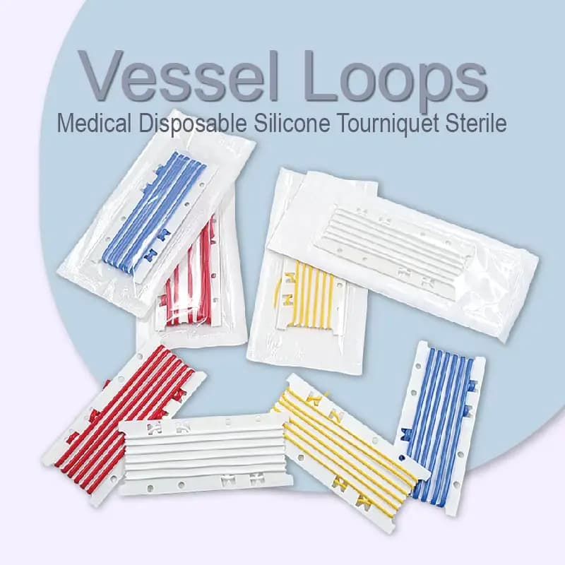 Boucle de navire vétérinaire 100% Silicone de qualité médicale attaches vasculaires de haute qualité