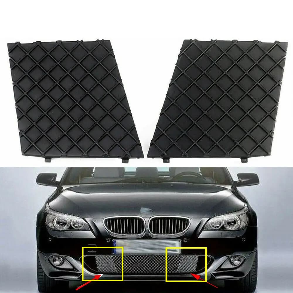 Plaque de grille inférieure de pare-chocs avant de voiture droite, magasins noirs, revêtement Kiev i
