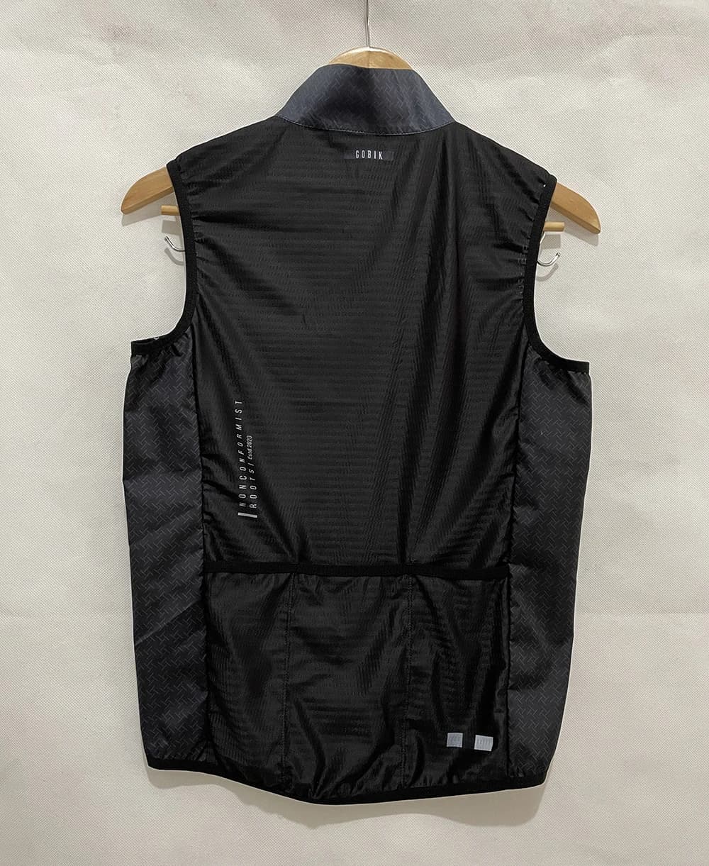 Gilet coupe-vent sans manches pour hommes, livraison en 48 heures, noir, de haute qualité, léger, re
