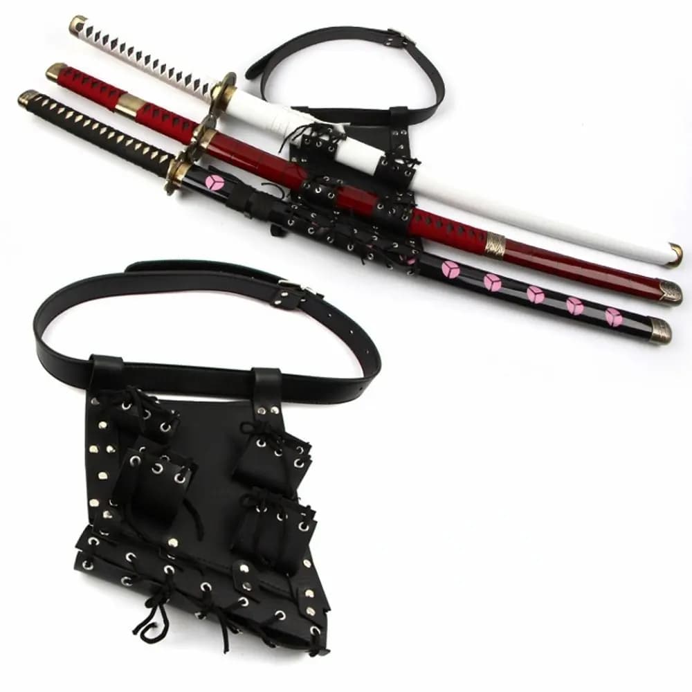 Sac d'épée, étui de transport d'épée, sangle de ceinture pour Roronoa Zoro Cosplay Ninja Hero Cospla