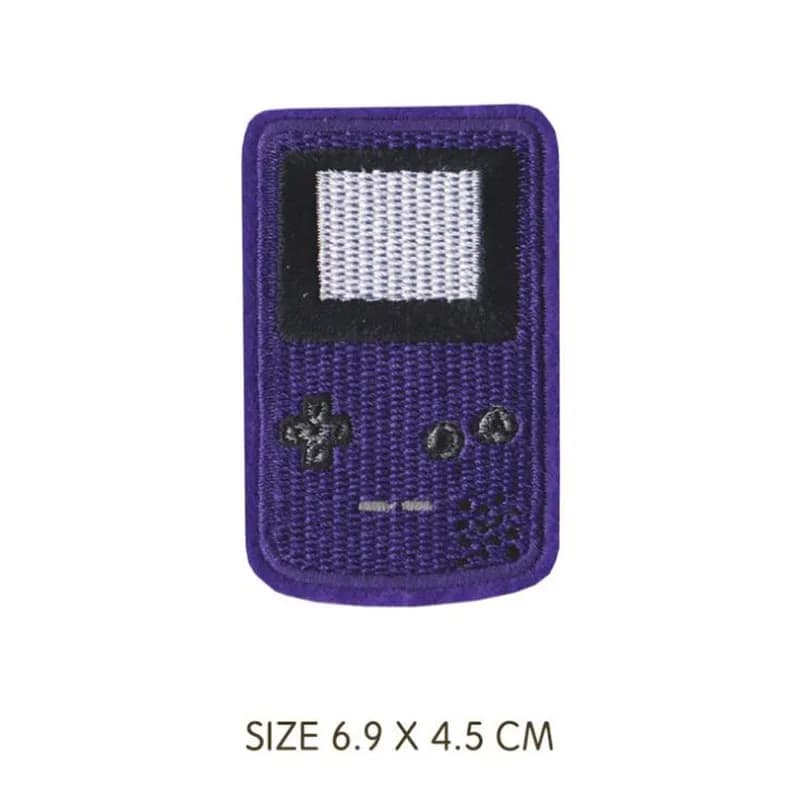 Rétro mignon TV bande console de jeu patchs brodés fer sur patchs pour vêtements bricolage Motif ray