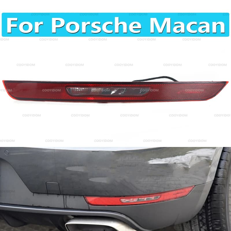 Pour Porsche Macan 2014-2020 pare-chocs arrière LED feu Stop arrière feu de recul antibrouillard feu