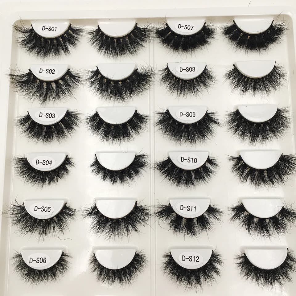 RED SIREN – Cils en vison véritable doux et naturel, maquillage 3D, pelucheux