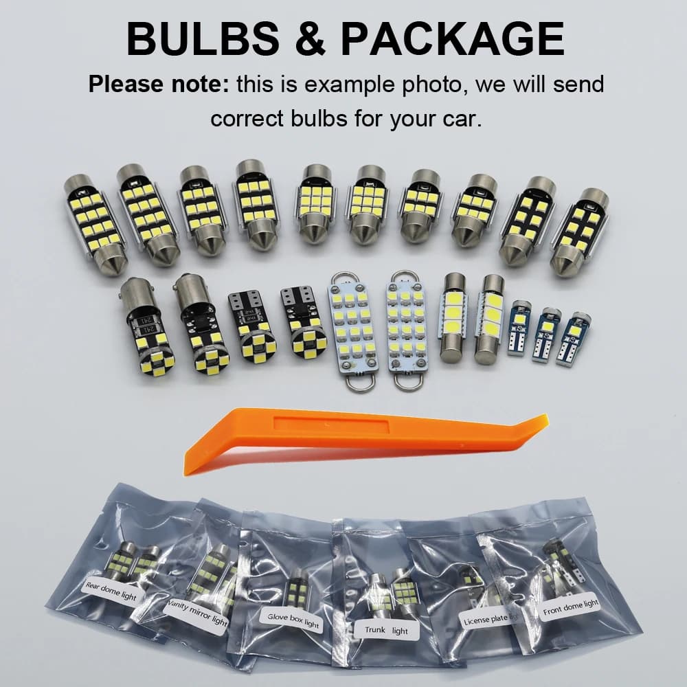 Kit d'ampoules LED pour l'intérieur de la voiture, lampe Canbus pour Volkswagen, VW Multivan, Carave