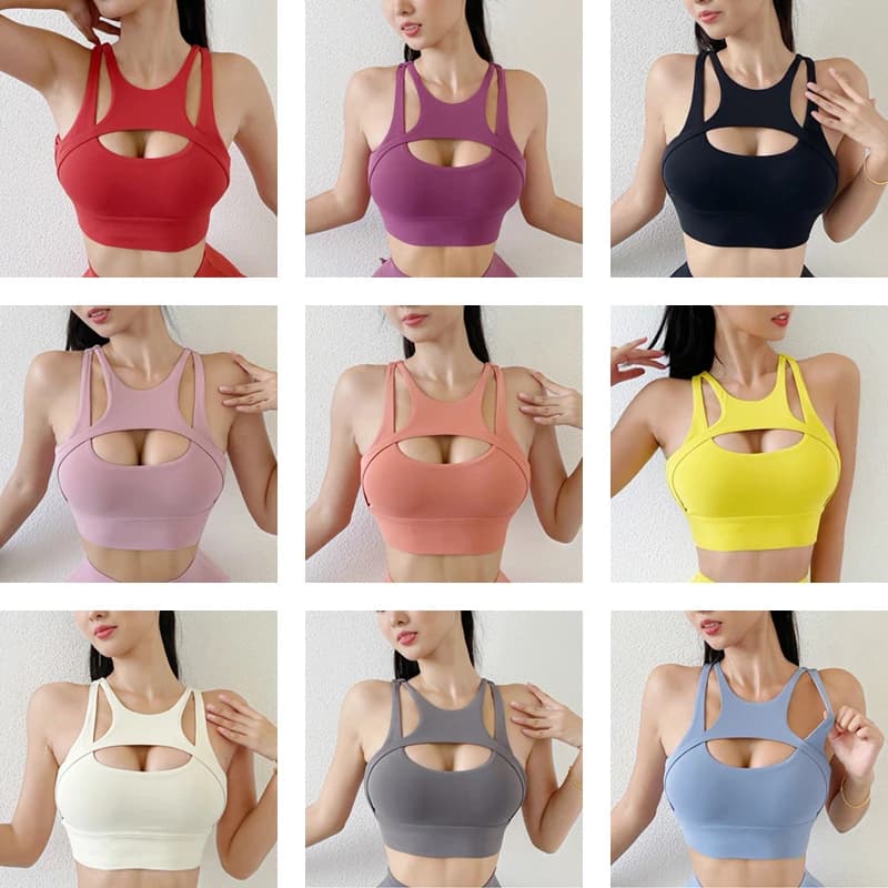SOISOU-Soutien-gorge de dehors Sexy en Nylon pour Femme, Haut Serré et artificiel astique, Bralette 