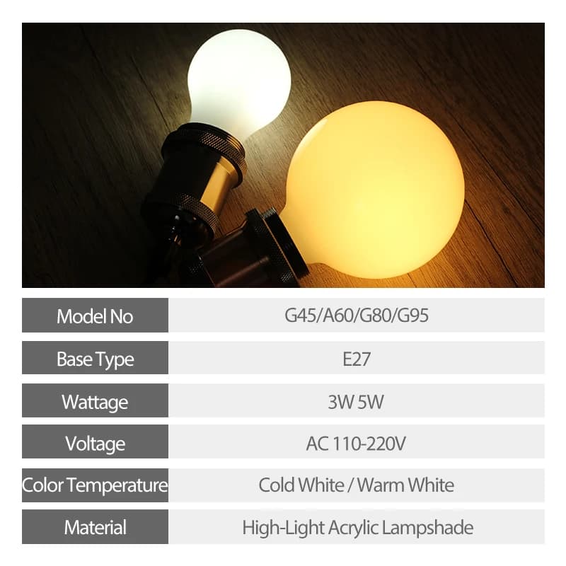 Ampoule LED lai70.pour suspension, ampoule Bombilla, lampe LED, blanc froid, blanc chaud, 220V, 110V