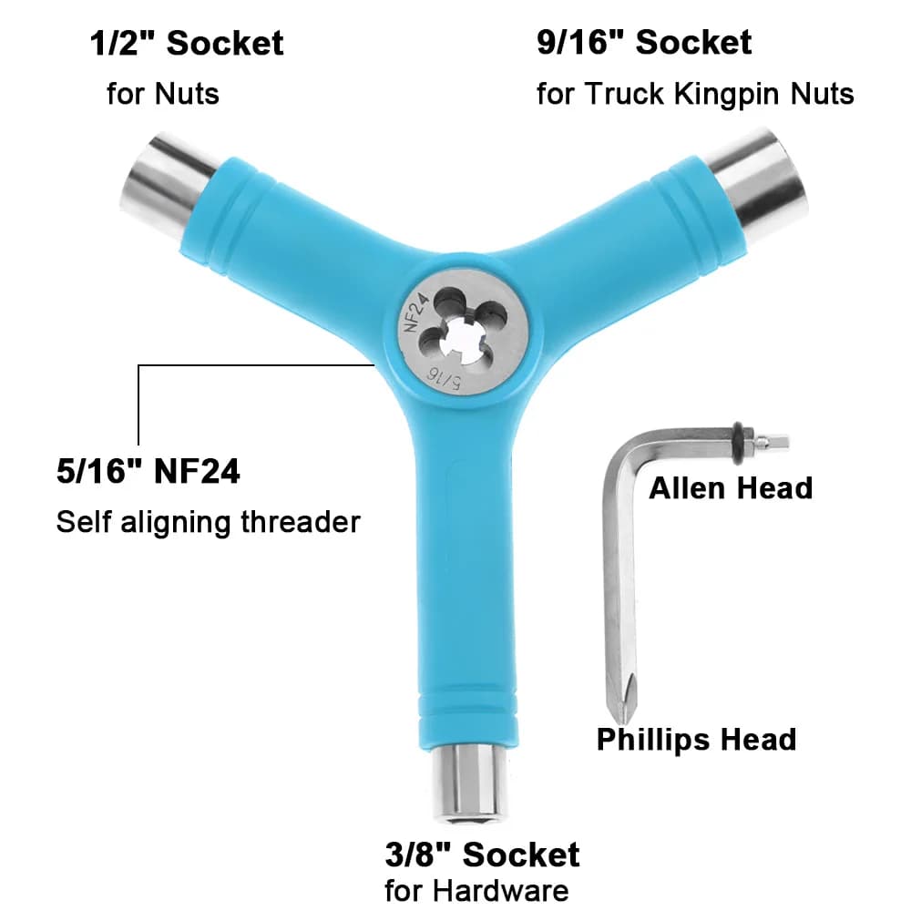 Tournevis à tête cruciforme de type T et L, clé Allen, tout en un, accessoire multifonctionnel pour 