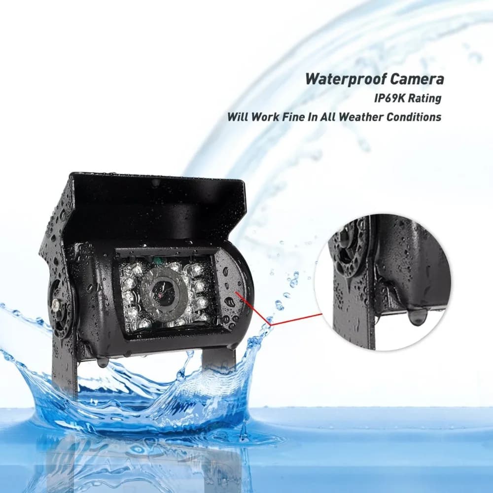 GreenYi véhicule IR LED caméra de recul connecteur 4 broches + 7 "LCD couleur TFT moniteur de vue ar