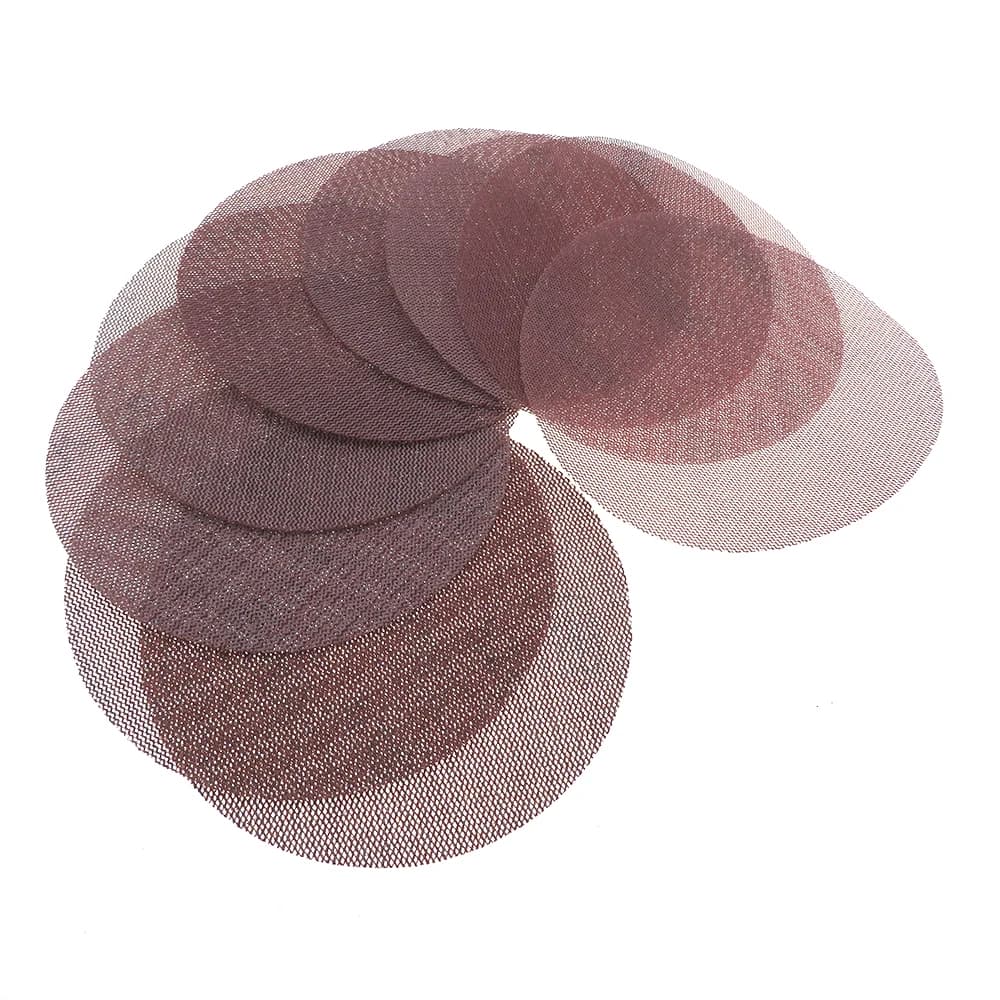 20 PC 6 pouces 150mm crochet boucle maille sans poussière Anti-blocage papier de verre abrasif 80-60
