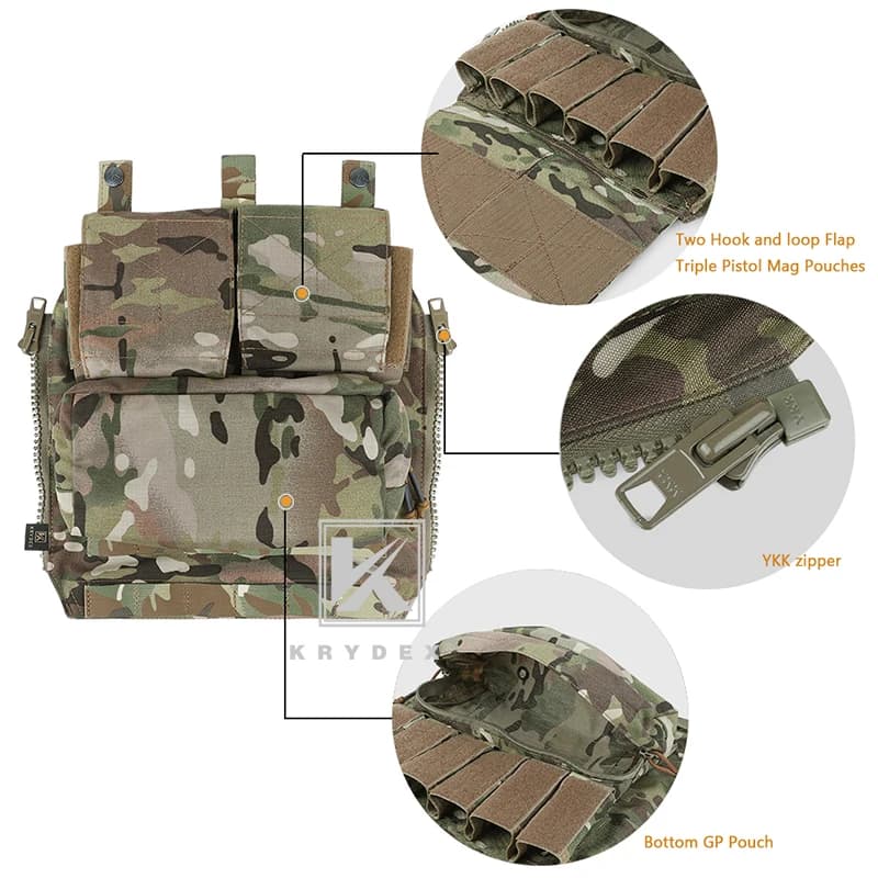 Vention YDEX-Sac à dos DulPanel Zip-On, CPC, NCPC, AVS, JPC 2.0, Plate Electrolux, GlaAirsoft Skip, 