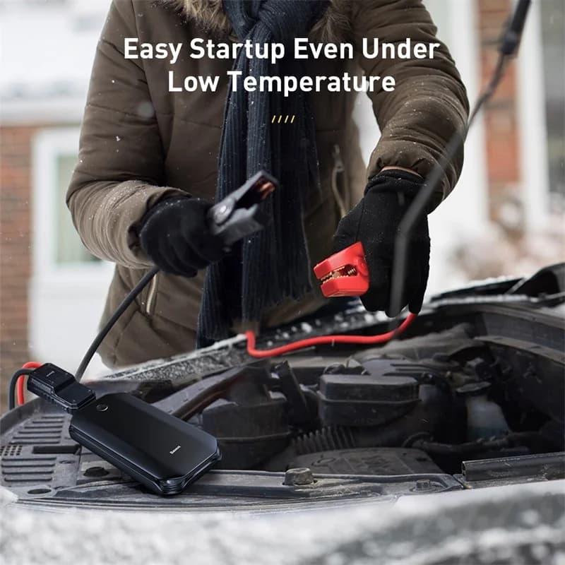 Baseus – démarreur de batterie de voiture, batterie externe, centrale électrique Portable 800A, char