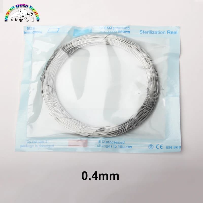 Fils orthopédiques en acier inoxydable médical, fil de cerclage 0.4-1.5mm, Instruments vétérinaires