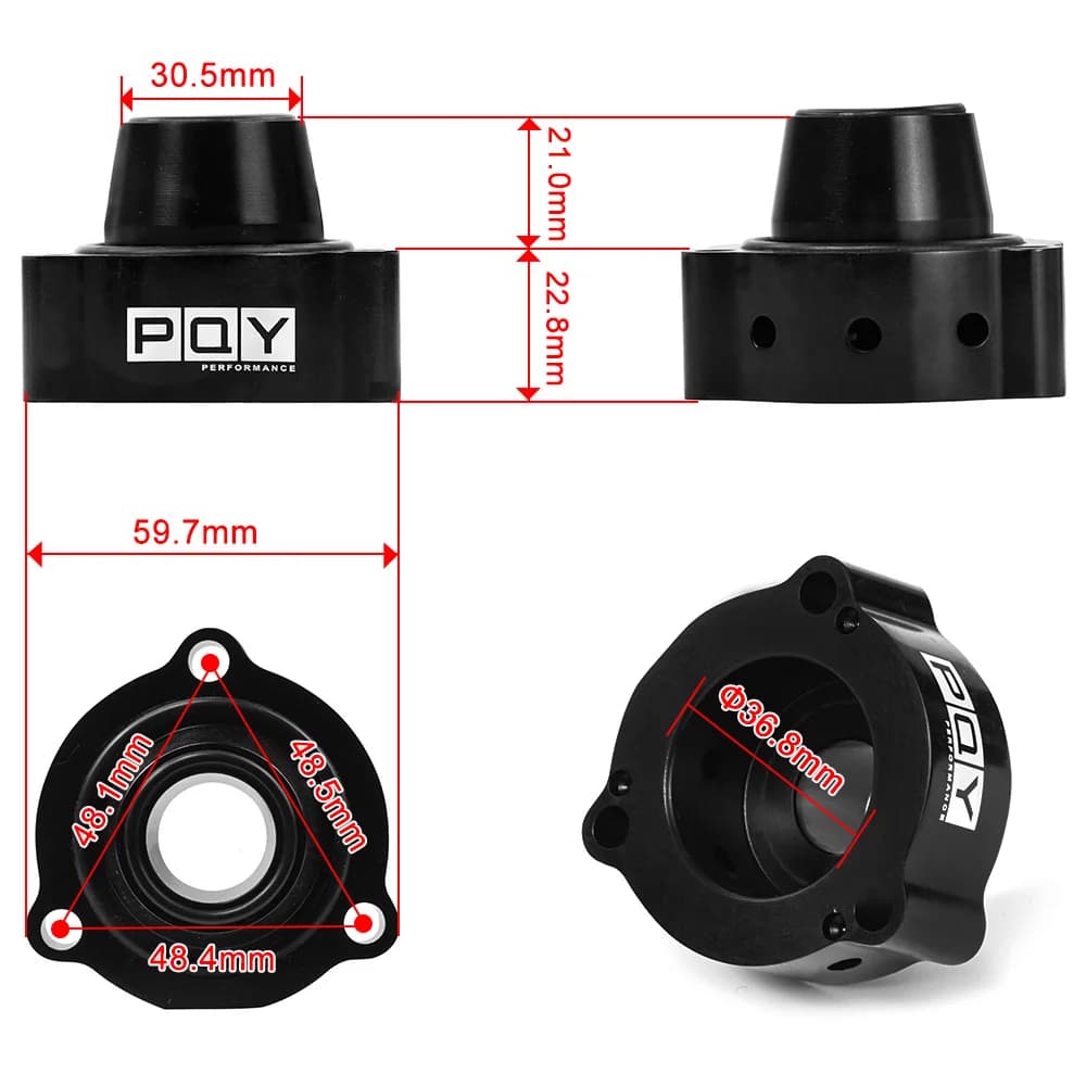 Livraison gratuite adaptateur de soupape de soufflage pour VAG FSiT TFSi Bov adaptateur pour Audi A3