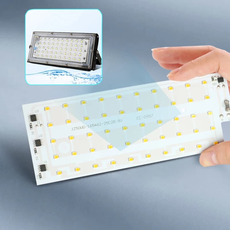 50W puce LED AC 220V LED projecteur SMD 2835 lampe à LED perles projecteur pour projecteur lampadair