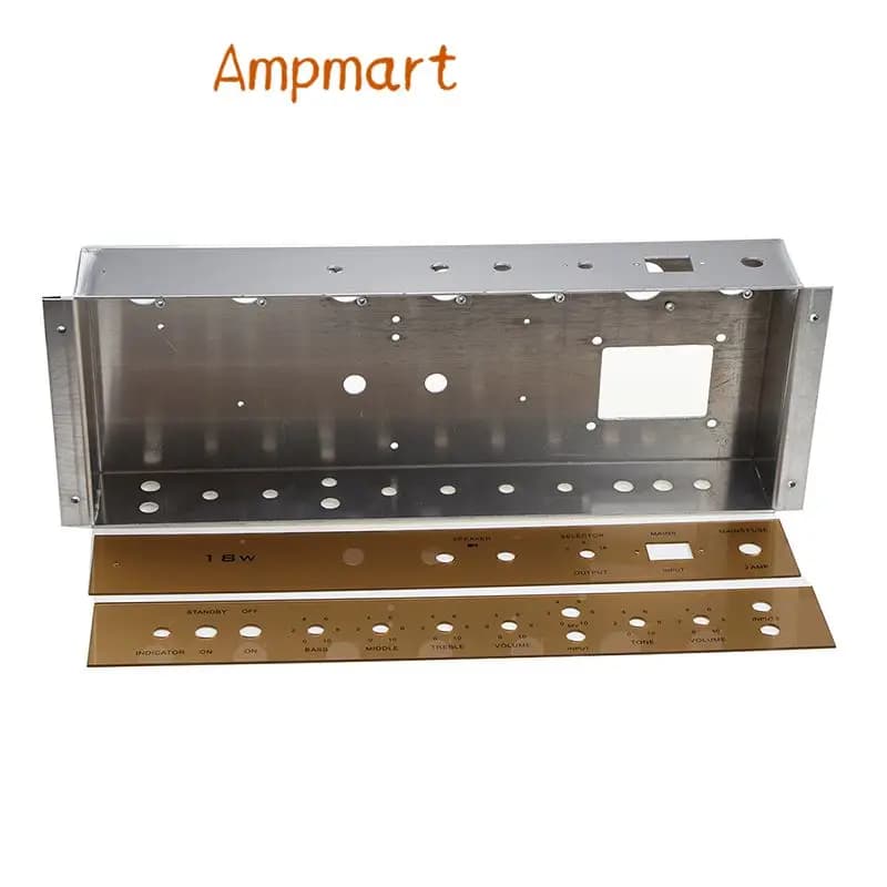 Ampmart – châssis TMB en aluminium de 18 watts avec plaque frontale en acrylique, 1 pièce