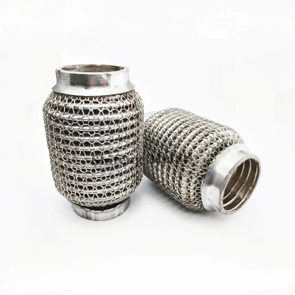 Longueur 102mm acier inoxydable 304 tuyau flexible Tube d'échappement soufflet coupleur flexible ave