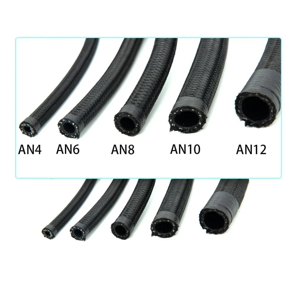 1M/3M/6M AN4 AN6 AN8 AN10 tuyau de carburant huile gaz refroidisseur tuyau ligne tuyau Tube Nylon ac