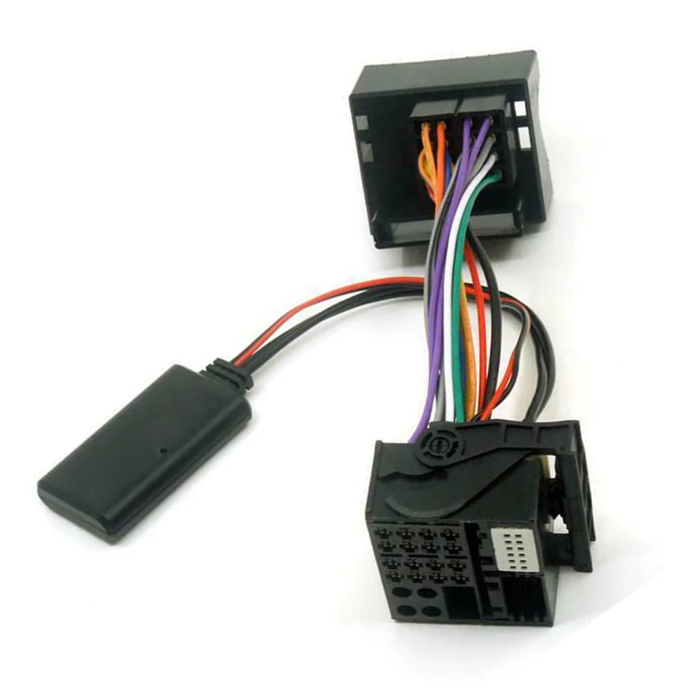 Adaptateur de grande prise audio Bluetooth, câble AUX, 12 broches, BMW E60, E63, E64, E61, E62, nouv