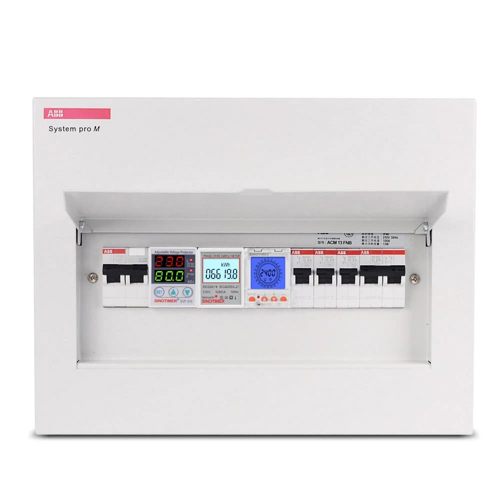 Module Din analogique numérique 24 heures, interrupteur de temps rétro-éclairé, grand écran LCD, min