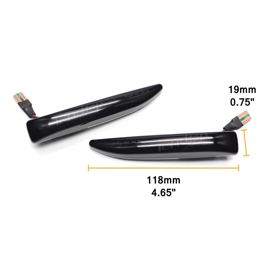 2 pièces accessoires de voiture pour 2001-2008 BMW série 7 E65 E66 E67 E68 clignotant LED clignotant