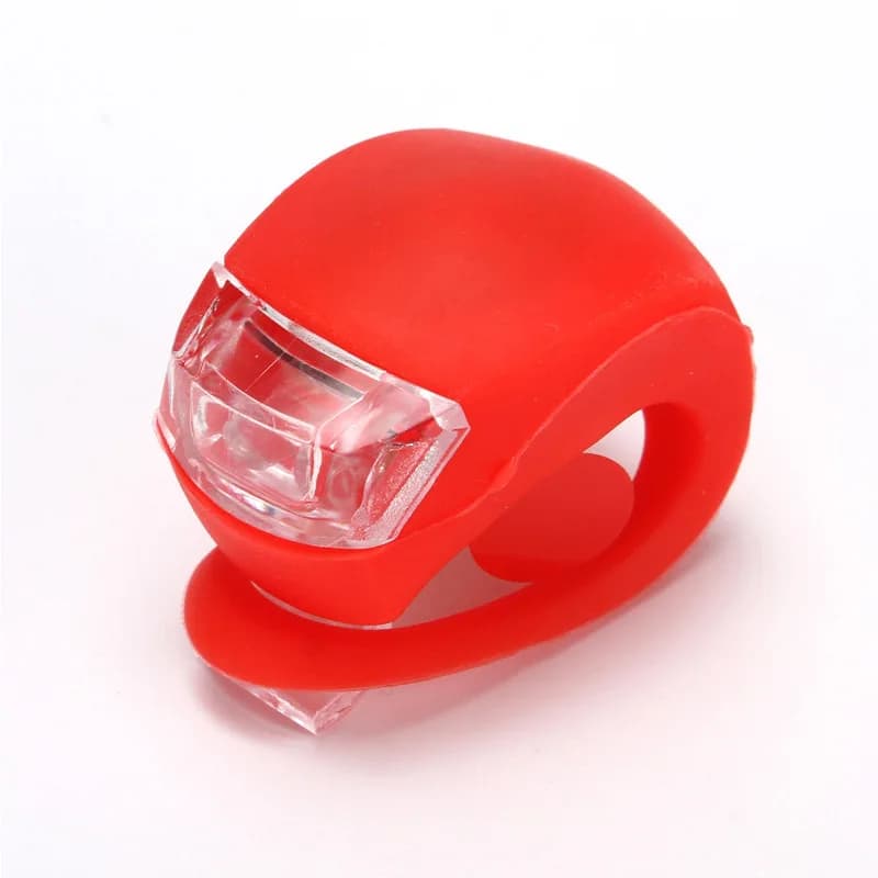 Feu avant de vélo LED en Silicone, étanche, accessoires de vélo, lampe de vélo