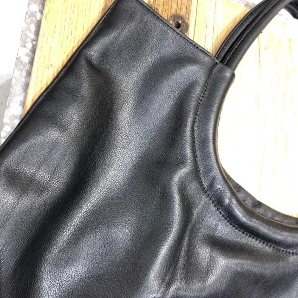 Grand sac en cuir véritable souple pour femme, fourre-tout décontracté, sac de voyage pour ordinateu