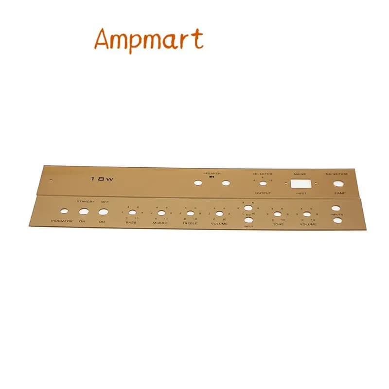 Ampmart – châssis TMB en aluminium de 18 watts avec plaque frontale en acrylique, 1 pièce