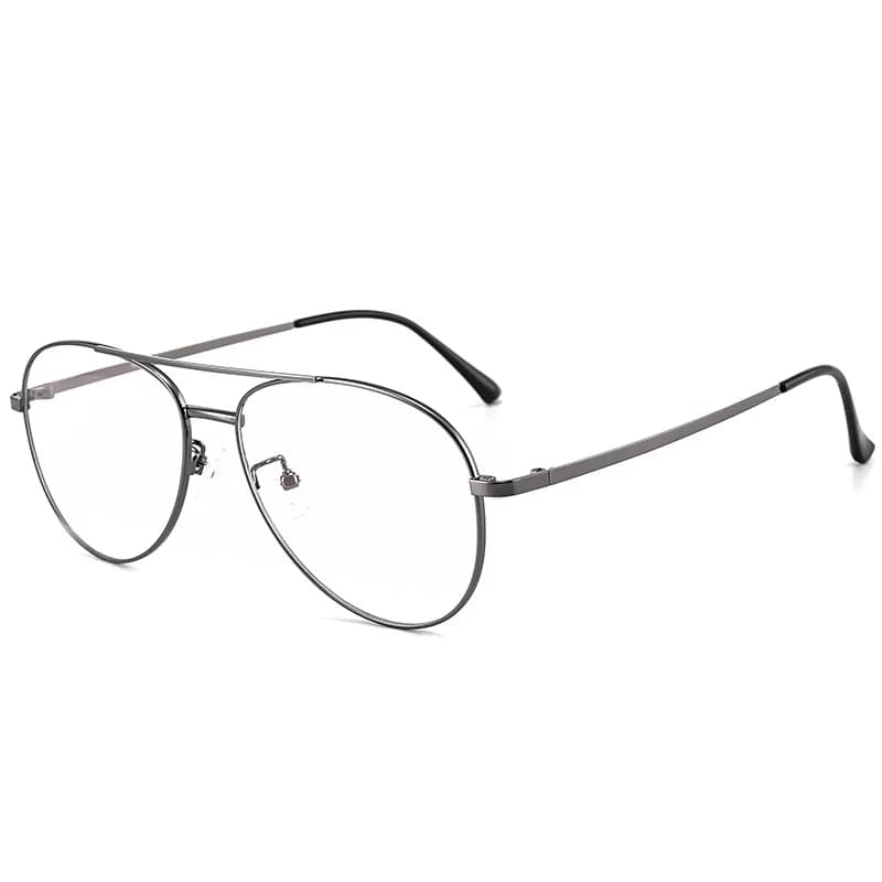 Monture de lunettes super légère en titane pur pour hommes, lunettes de pilote, lunettes décoratives