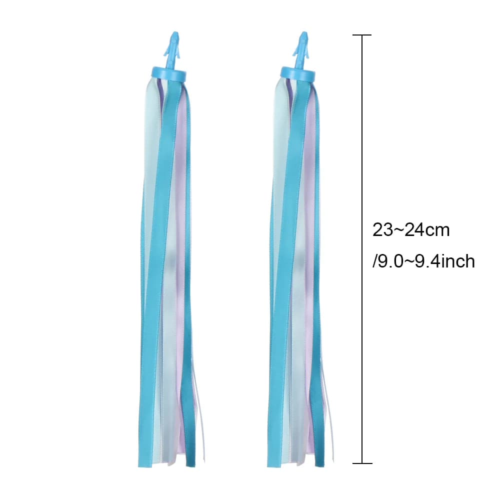 Guidon de Tricycle et Scooter pour Enfant Fille et Garçon, Accessoires de Cyclisme, Pompons Décorati