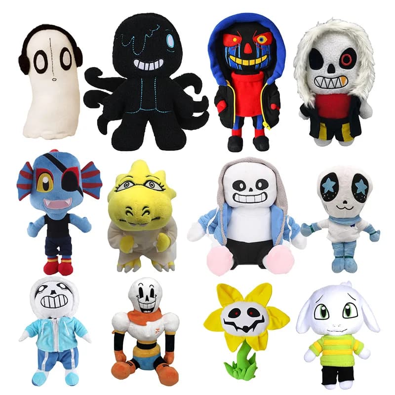 20 Styles Undertale jouets en peluche dessin animé Sans Undertale poupées en peluche Frisk peluche Z
