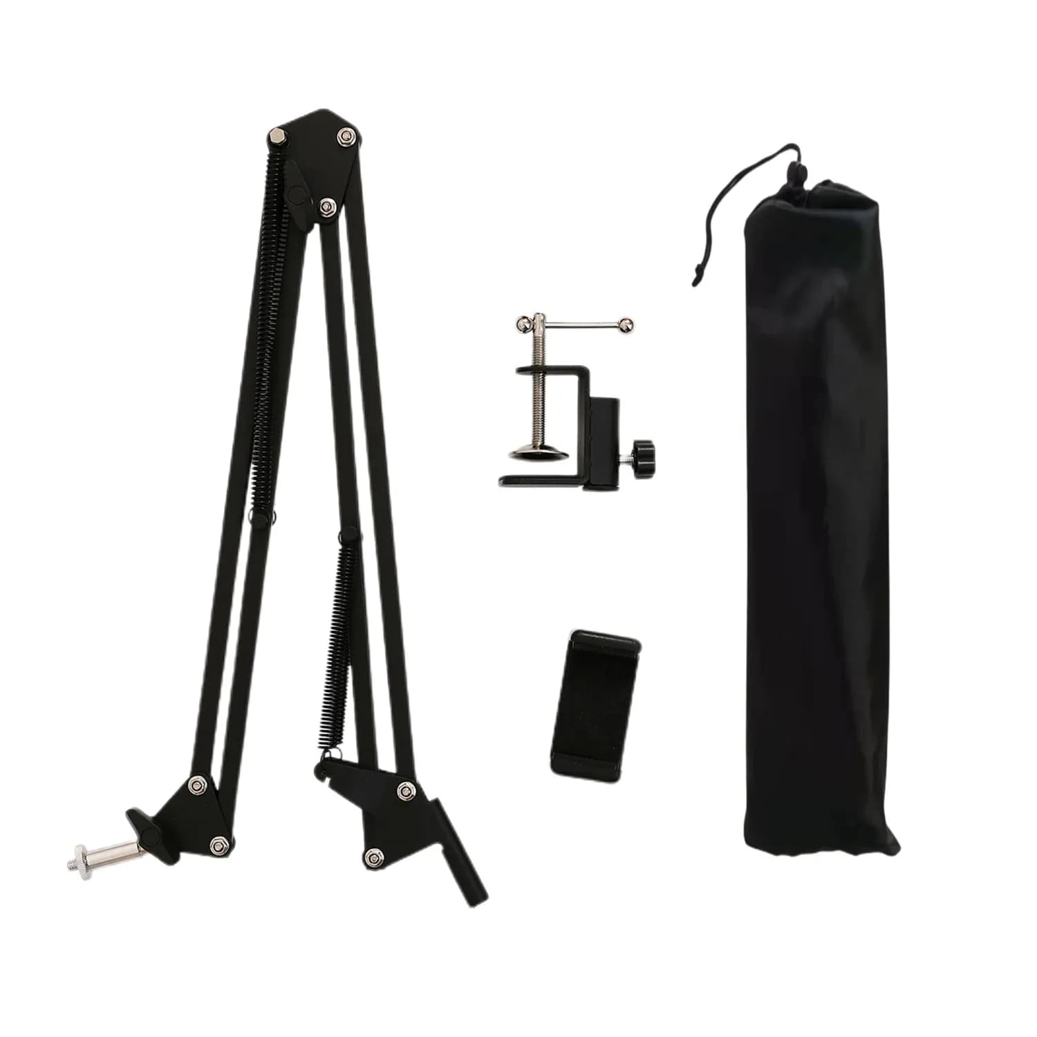 Trépied pour appareil photo et téléphone, ensemble de supports de Table, trépied de bureau, bras de 