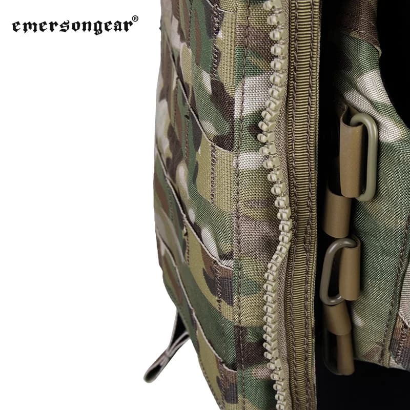 Emersongear porte-plaque adaptatif pour gilet tactique AVS Version lourde système Molle Airsoft chas