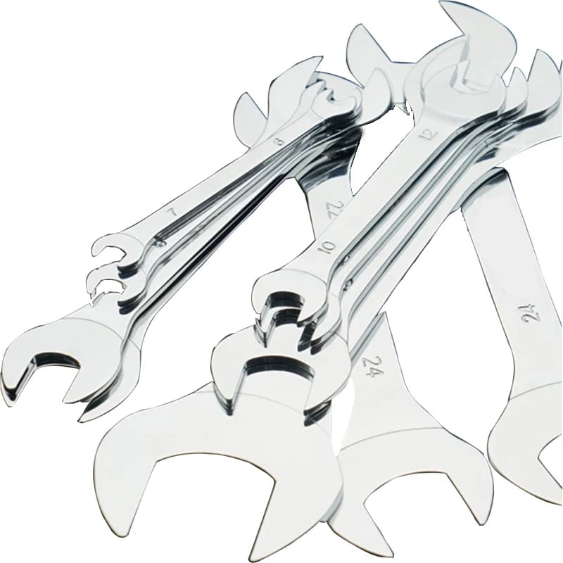 Clé à extrémité ouverte Super fine 14mm 17mm, outil de réparation de vélo de voiture métrique, clé U