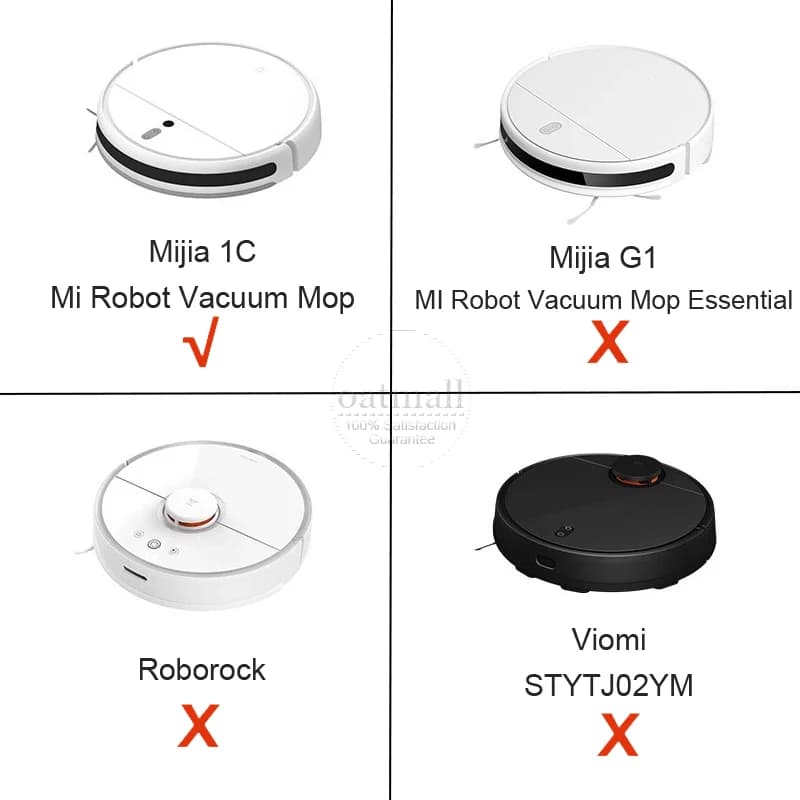 Couvercle de brosse à rouleau pour Xiaomi MI Robot Vacuum-Mop / MIJIA 1C 1T / Dreame F9 D9, couvercl