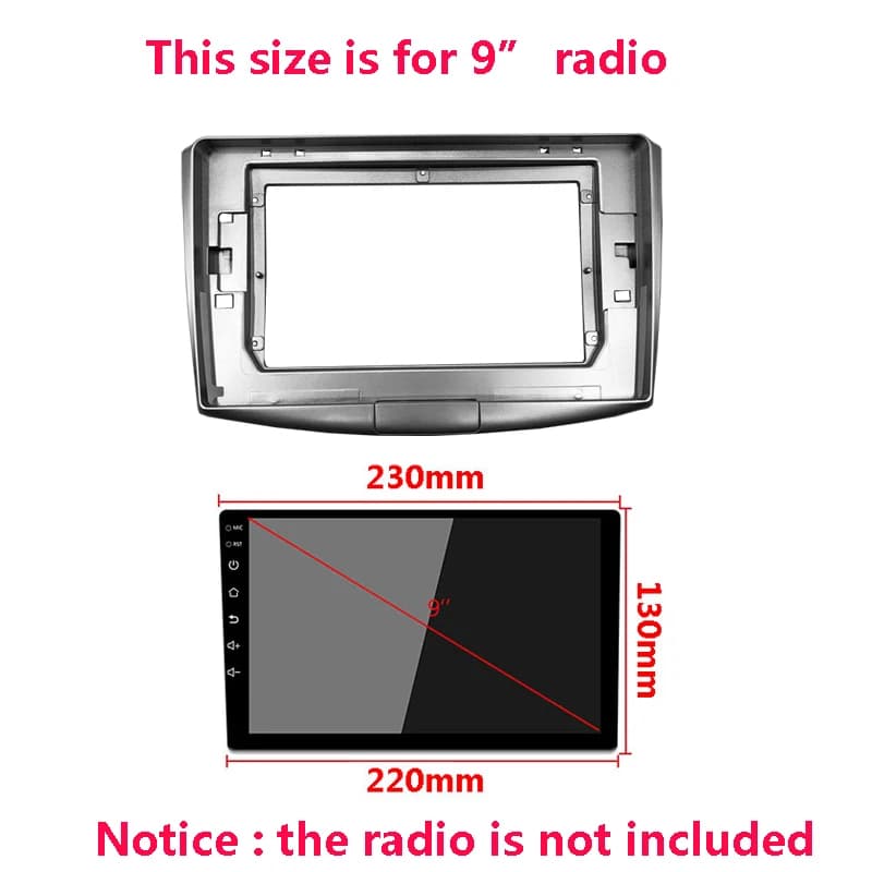 Fascia d'autoradio grand écran pour Volkswagen Passat B7 CC 2010-2018, 2 Din, stéréo automatique, mo